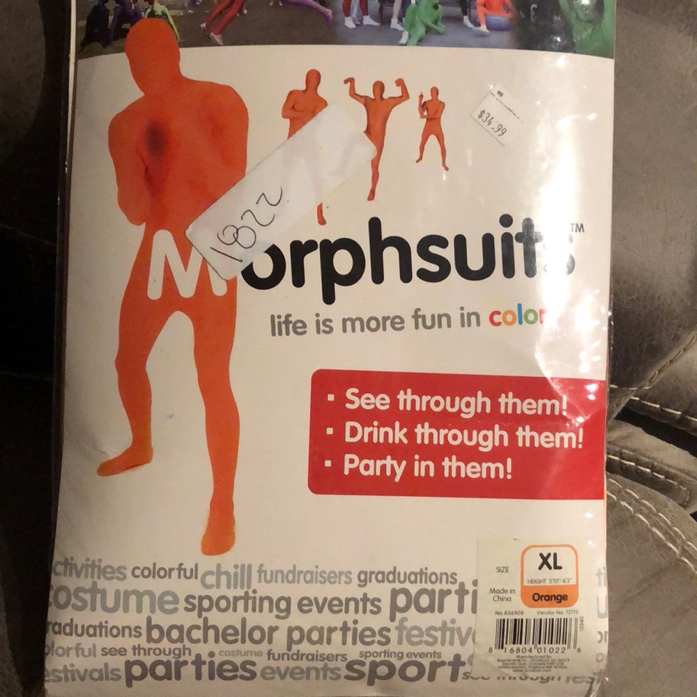 Orange Morphsuit